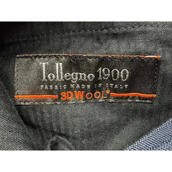 J. Crew Men's Ludlow Slim Tapered Leg Blue Wool Dress Pants - 31x30 (33x27.5) - Picture 4 of 5